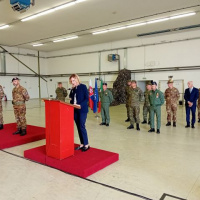 Rotácia príslušníkov talianskych ozbrojených síl na leteckej základni Kuchyňa