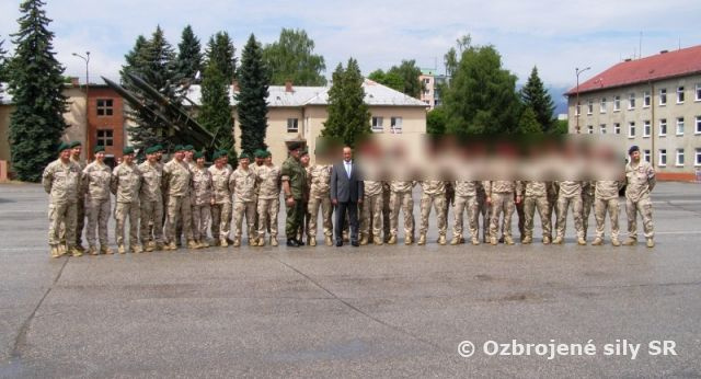 Slávnostné privítanie príslušníkov RS Afganistan