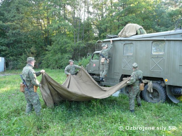 Kontrola zladenosti družstiev roty bojového zabezpečenia